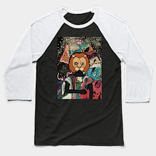 Explore the Enchanting World of the LIONQUEEN NFT - Unveiling Mysteries and Elegance Baseball T-Shirt